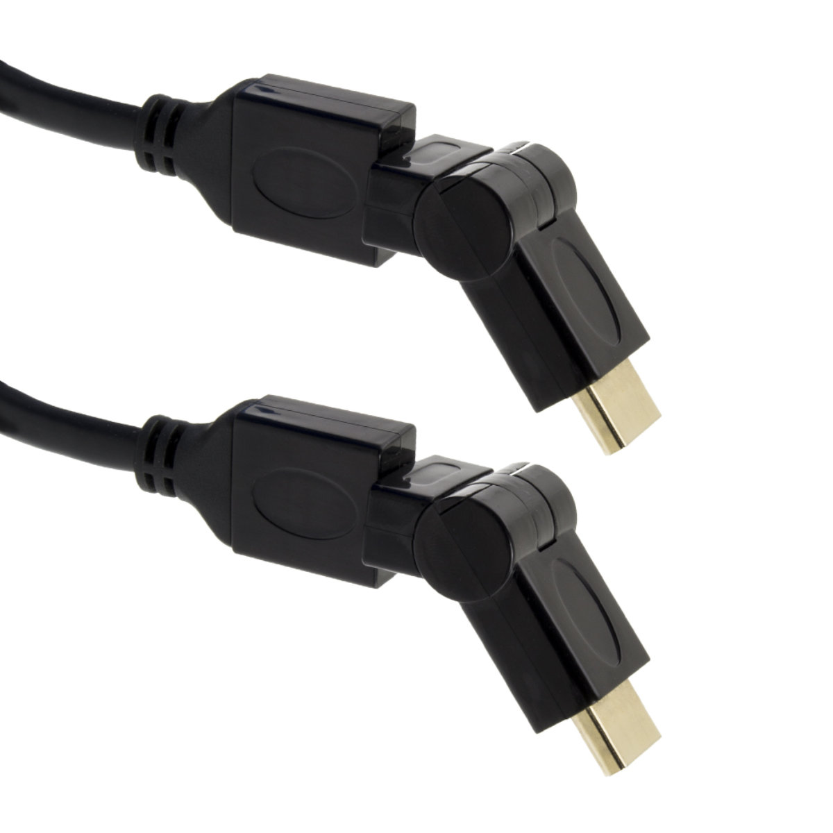 Cablu HDMI Swivel cu mufe rotative 360 grade, tata la HDMI tata V 1.4b, Esperanza 94779, 4K, 3D, ARC, ethernet - Cabluri si adaptoare c9e394da3910c06303f8a624d7fcb4c2