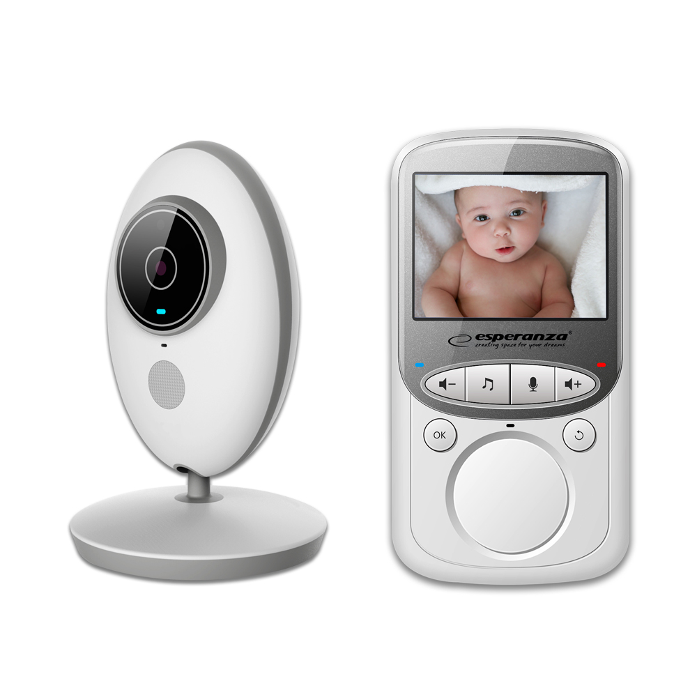 Baby Monitor cu Camera Audio-Video Wireless Pentru Supraveghere Bebe, Ecran HD XXL 2.4 Inch LCD, Senzor Sunet - Monitoare video bebelusi 884634a6f48087a0670640fc4b3658fd