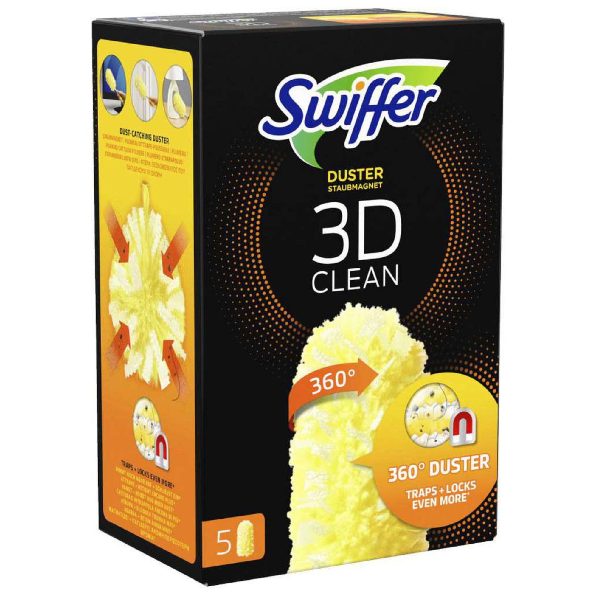 Rezerve pamatuf pentru curatarea prafului Swiffer 3D Clean, 360° Duster, 5 buc - Detergenti universali 54f7091ec9c61e33b81a521b42ef1591