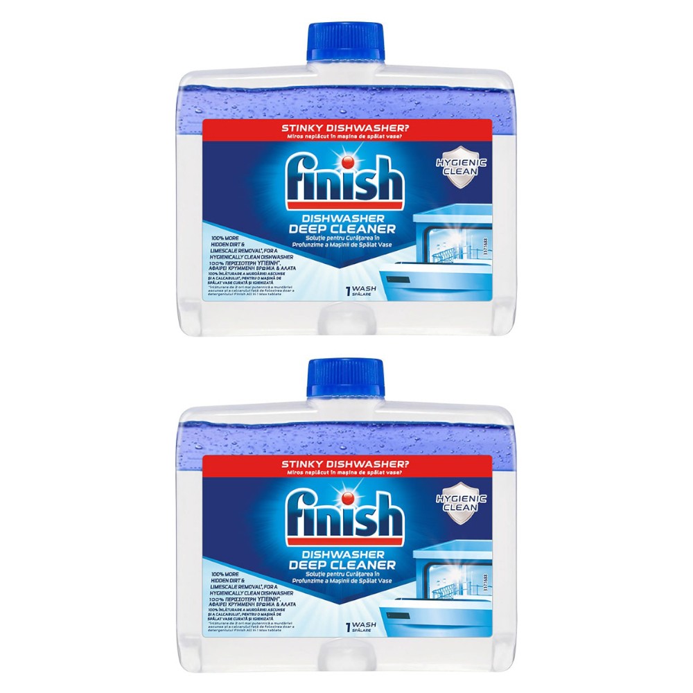 Pachet 2 x Solutie pentru Curatat Masina de Spalat Vase Finish, 250 ml - Detergent vase 0a6709b579657af21cbfff1fdfba8d4f