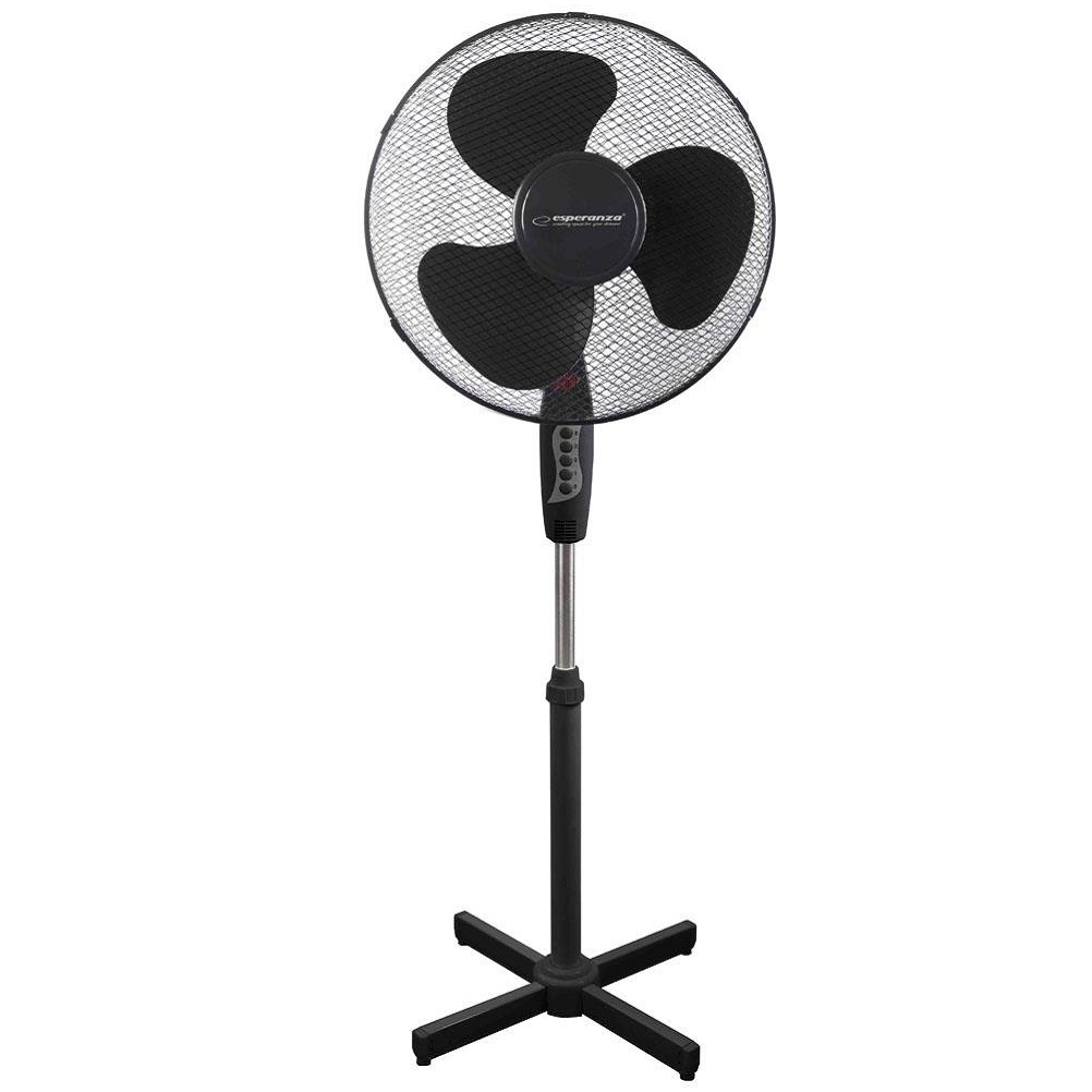 Ventilator inalt cu picior, Esperanza, Otel, Hurricane, 50W, oscilant, 3 trepte de viteza, 130 cm inaltime - Ventilatoare si racitoare aer 73ed6f1752bbebf09c74d4c65dab3de9