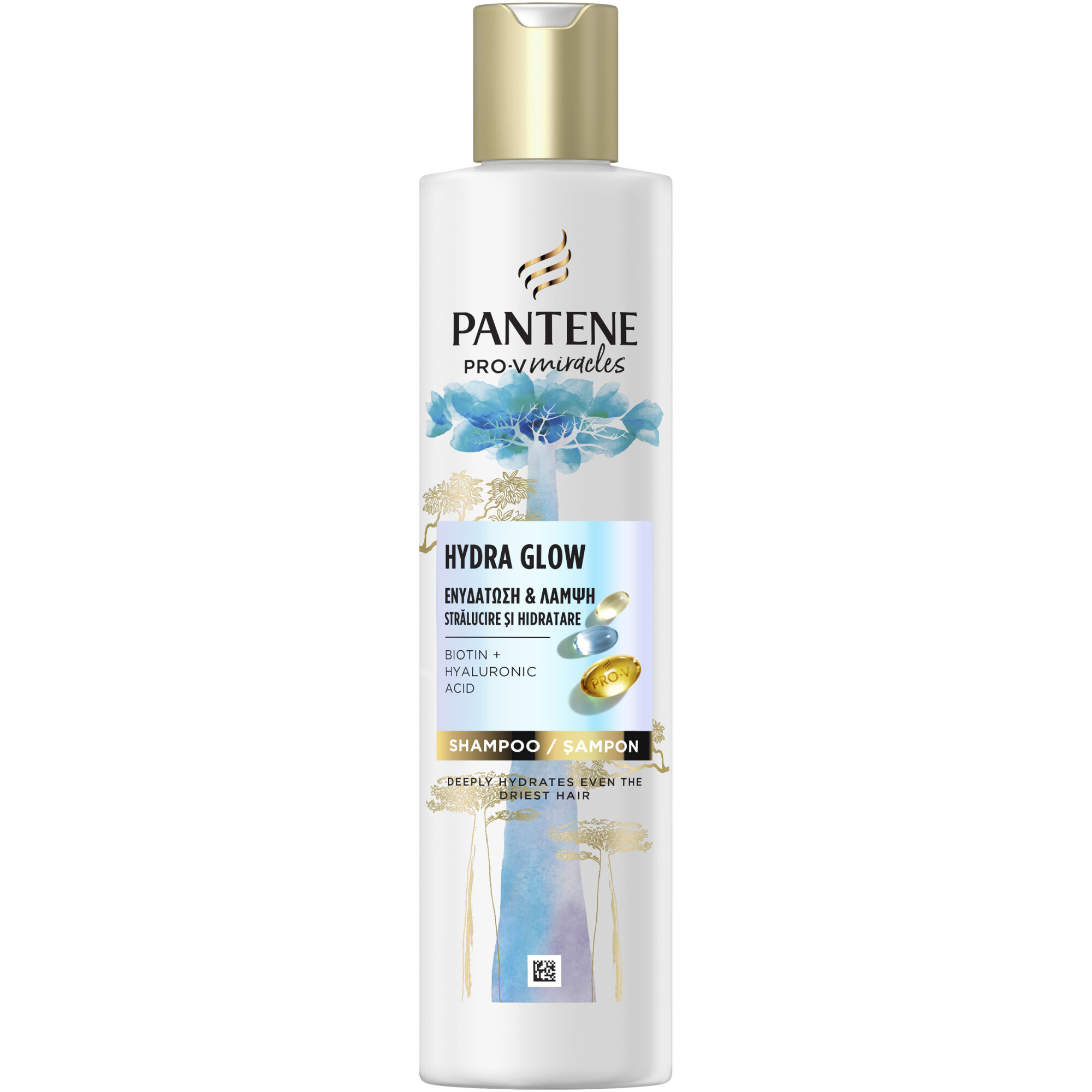 Sampon Pantene Pro-V Miracles Hydra Glow cu Biotina, pentru par uscat si deshidratat, 250 ml - Sampon de par ed380be8fc90fcbd30585d289901ca64