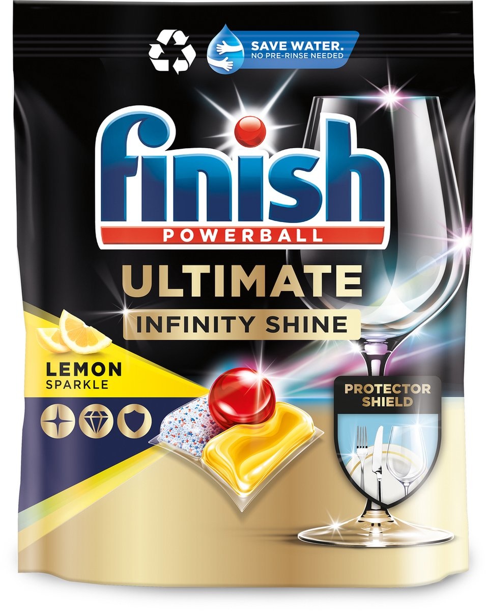 Detergent de spalat vase Finish Ultimate Infinity Shine Lemon 80 spalari - Detergent vase 6f729202cd0343d12712a007516769d0