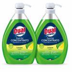 Set 2x Detergent Vase, Gel, Super-Concentrat, Dual Power, Delicat, 1L