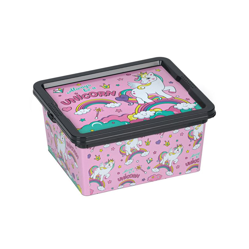 Cutie depozitare jucarii, Unicorni, 2.5 l, ATU-088755 - Cutii depozitare 5ffe24dc3095320fa4f8031028e4c9ad