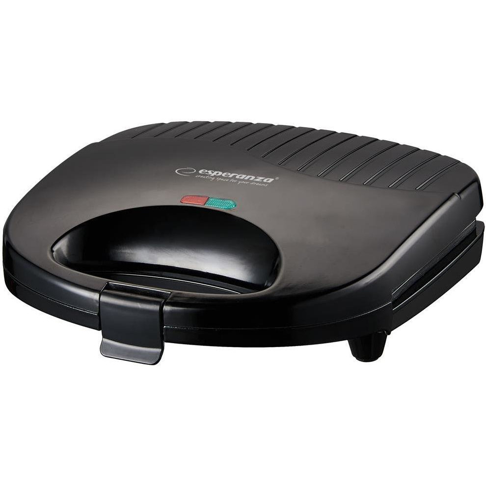 Sandwich-Maker Esperanza, Putere 700 W, Suprafata Anti-aderenta, Indicator LED, Picioare Anti-alunecare - Sandwich-maker 90bcafd5a93904a001fef1c1d82d14ce