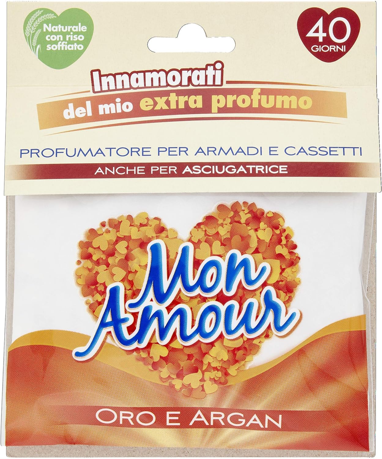 Saculet Parfumat Pentru Dulap, Masina de Uscat, Mon Amour Oro si Argan, 12 g - Odorizant camera a8fe5061399b6280b316ae612a5cf0c7