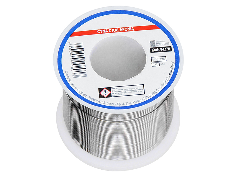 Rola fludor, fir rotund, diametrul 1.5mm, 250 g - Accesorii pistoale de lipit 7ee9b6a51a86b03afd4a4d2cefe70597