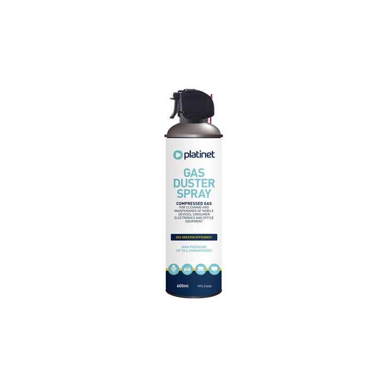 Spray aer comprimat pentru curatare dispozitive, Platinet, PFS5160G, 600 ml - Produse curatare IT 151c7531cdf87321914b3cb85db59c19