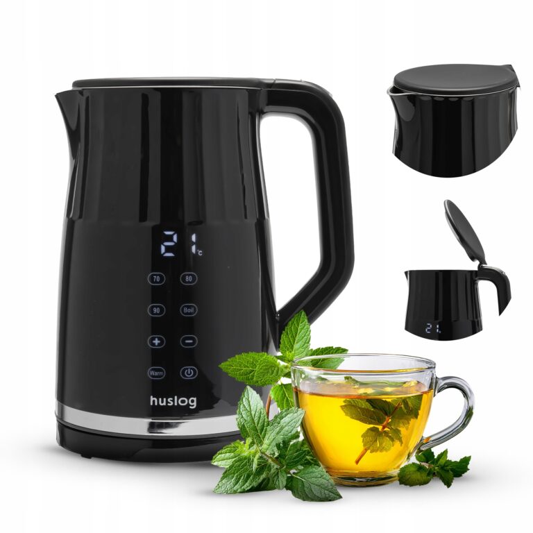 Fierbator electric inteligent 1.7L, 2200W, 13 niveluri temperatura, panou tactil, afisaj digital, functie mentinere la c