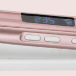 Placa de indreptat parul Remington Rose Luxe S9505, 235 grade, LCD, Invelis ceramic Ultimate, Roz/Alb