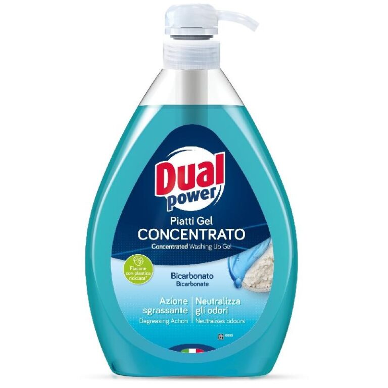 Detergent vase, Dual Power Bicarbonat si Citrice, 1 Litru