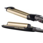 Placa profesionala de ondulat BaByliss Easy Waves C260E, 200 grade, Tehnologie Titanium