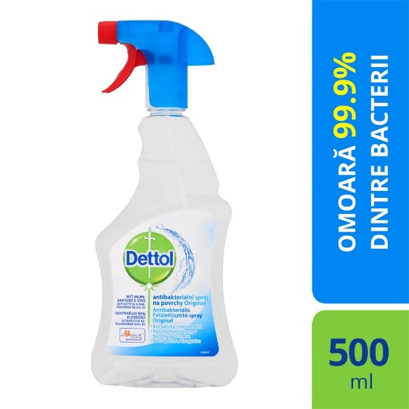 Pachet Dettol: 6 x spray dezinfectant 500 ml