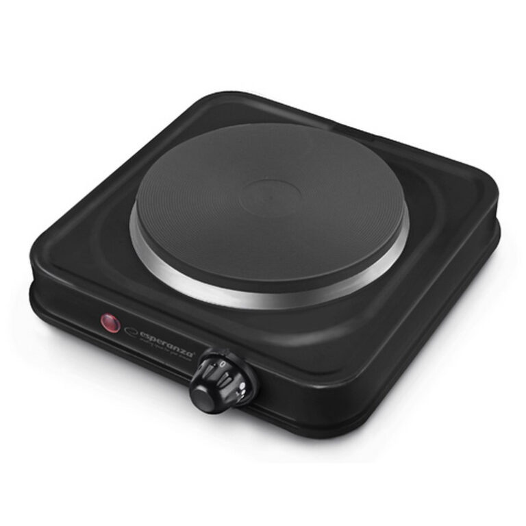 Plita electrica, Esperanza, 1000W, Negru