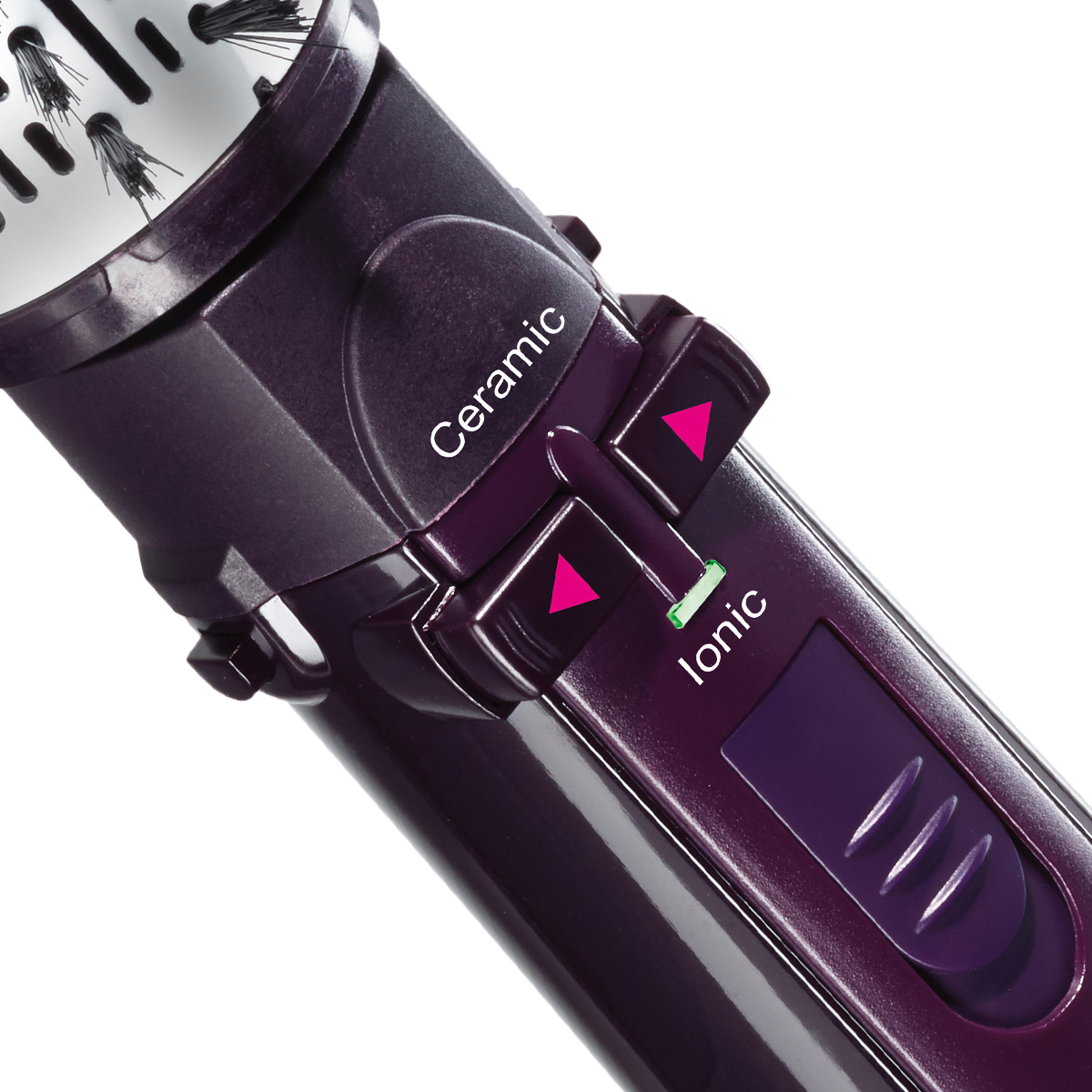 Perie rotativa BaByliss, 2033ROE Airbrush,1000W, Ionizare, 2 Setari temperatura/viteza, Violet - Perii de par electrice Perie rotativa BaByliss, 2033ROE Airbrush,1000W, Ionizare, 2 Setari temperatura/viteza, Violet