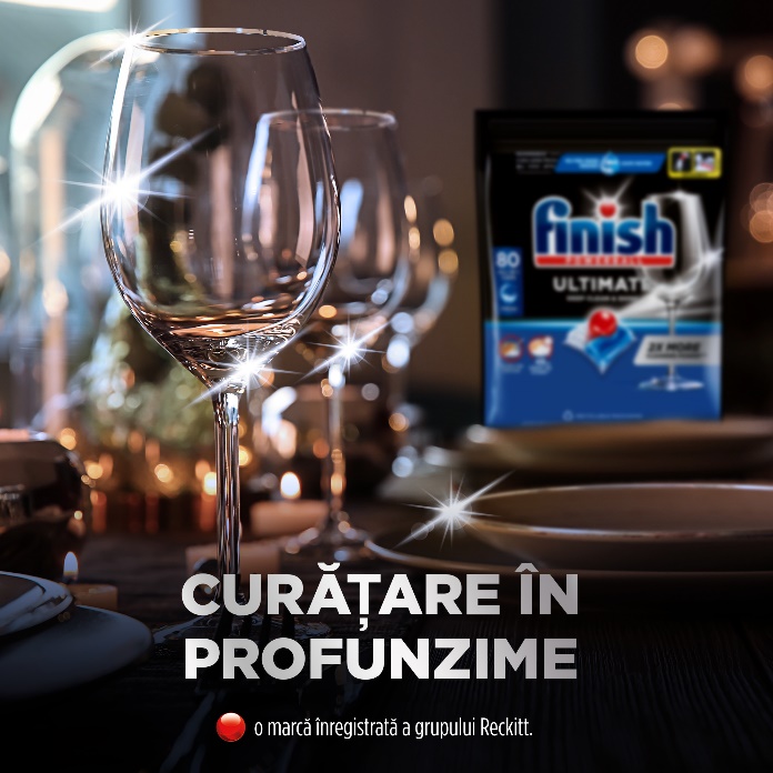 Detergent capsule pentru masina de spalat vase Finish Ultimate All in 1, 80 spalari