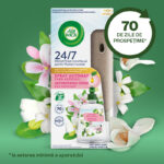 Odorizant de camera kit spray automat fara aerosoli Air Wick, Buchet de Iasomie, 228ml