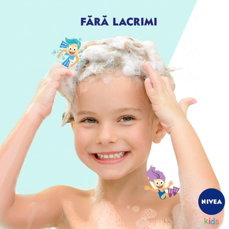 Gel de dus si Sampon Nivea Kids, Mar, 500 ml