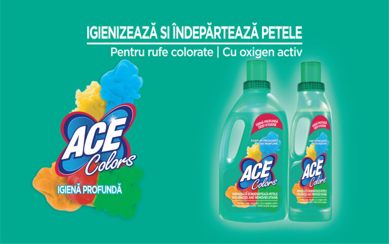 Solutie pentru indepartarea petelor Ace Colors, 1L