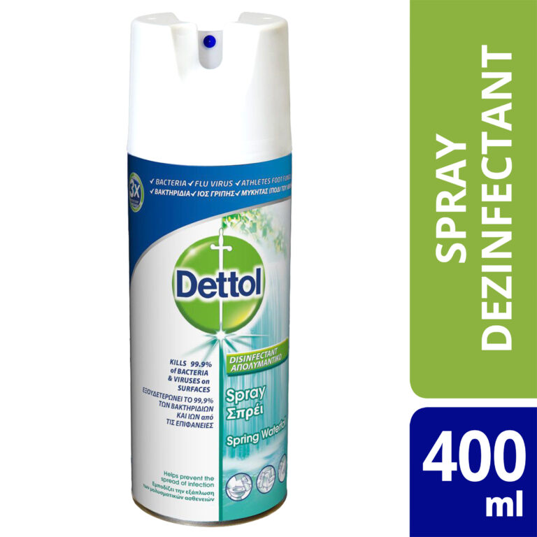 Spray dezinfectant suprafete Spring Waterfall Dettol, 400 ml