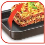 Tava de cuptor pentru friptura Tefal Succes, 27x39cm, invelis antiaderent, 100% aluminiu reciclat