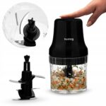 TOCATOR ELECTRIC, TAIETOR DE LEGUME, PUTERNIC 300W, 500ml, NEGRU